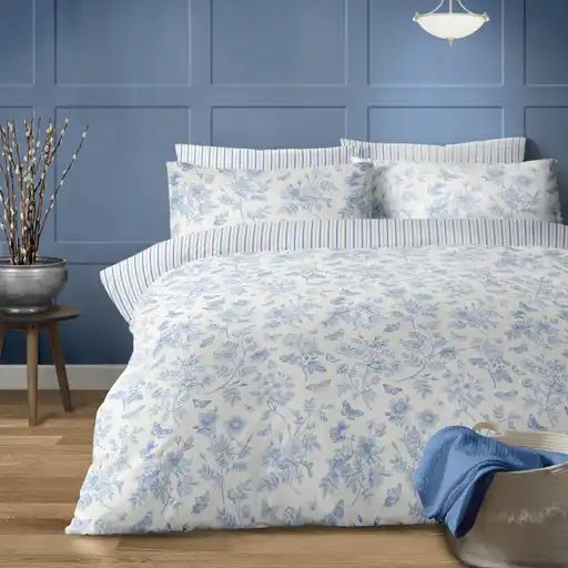 Charlotte Duvet Cover Set Blue