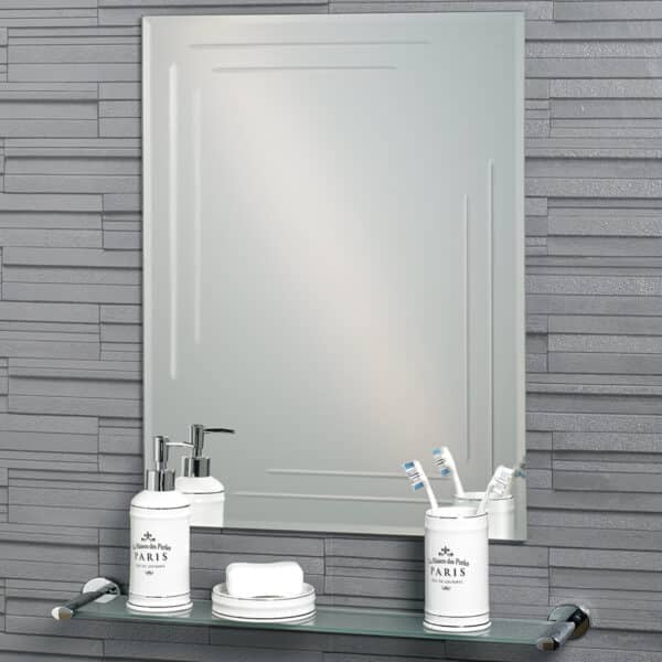 Showerdrape Chelsea 60 x 45cm Diamond Cut Mirror