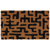 My Mat Printed Coir Abstract Maze 45x75