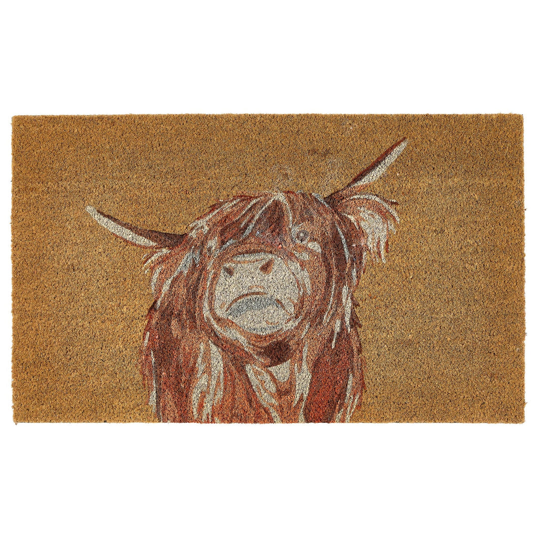 My Mat Printed Coir Highland Cow 45X75