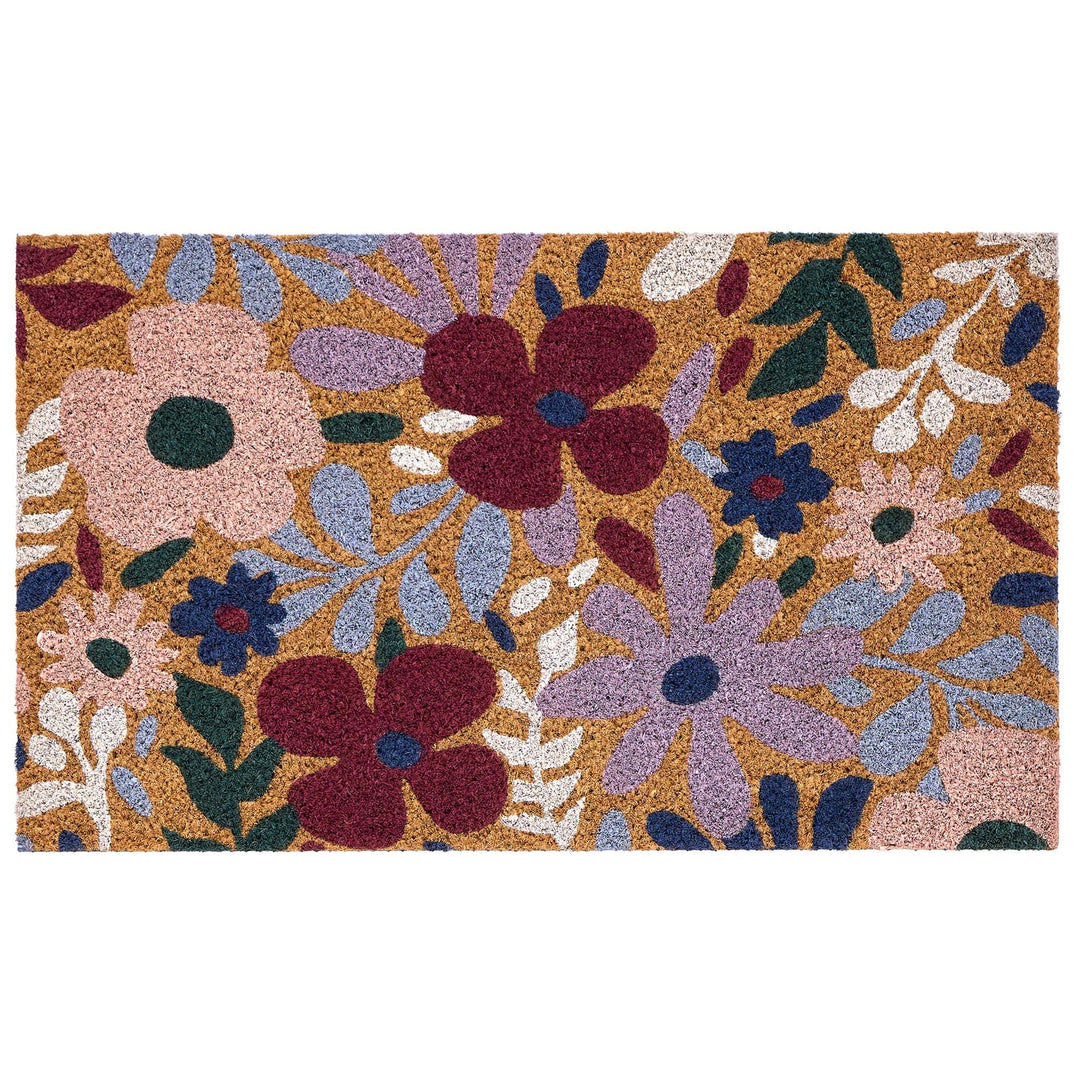 My Mat Printed Coir Wildflower Meadow 45X75