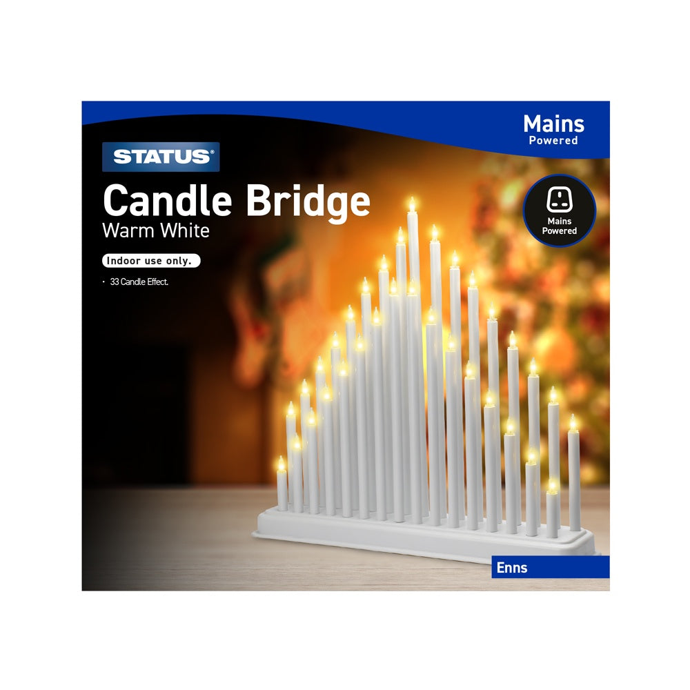 Status Enns CandleBridge 33 Warm White Festive LED Candle Lights