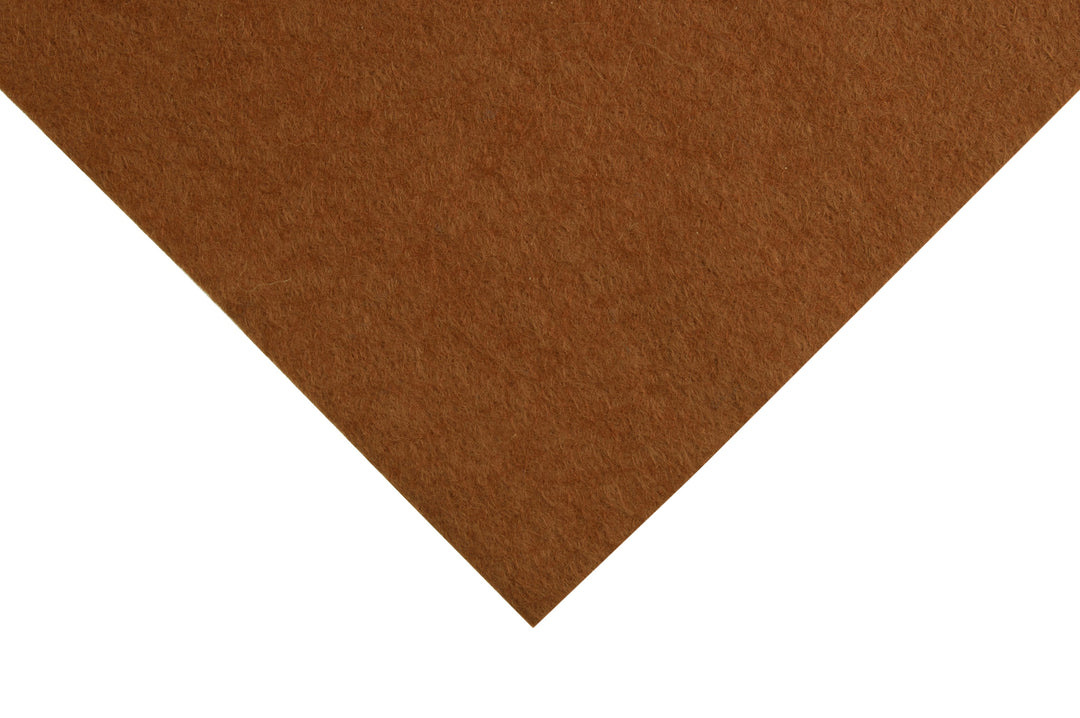 Felt: Wool and Viscose: Squares: 60 x 60cm: Terracotta