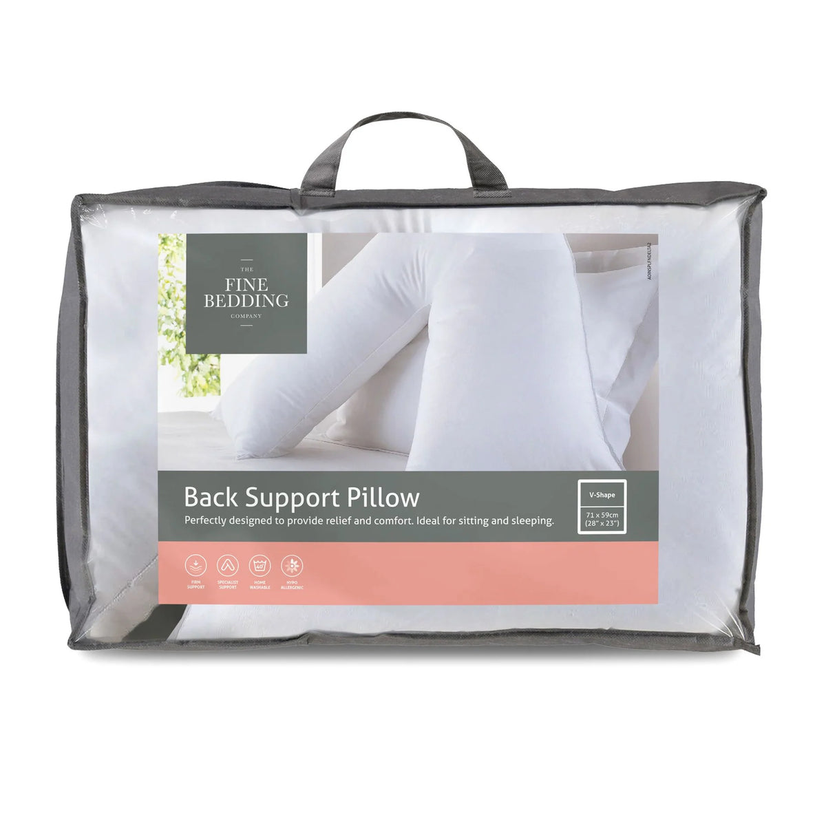 Fine Bedding Company V-shape back support pillow