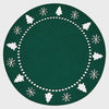 Walton & Co Festive Felt Placemat Elm Green