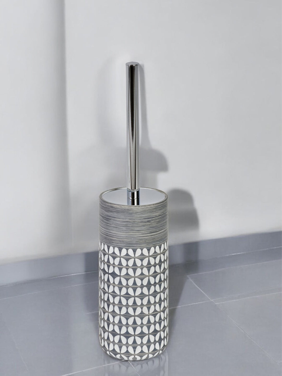 Showerdrape Ravello Grey Toiletbrush & Holder