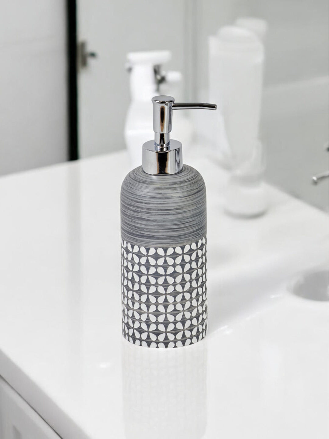 Showerdrape Ravello Grey Soap Dispenser