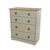 Corona Classic 5 Drawer Narrow Chest Of Drawers  Grey Antique (DHD) Image 1