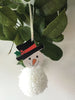 Pom Pom Decoration Kit: Christmas: Snowman: Pack of 1