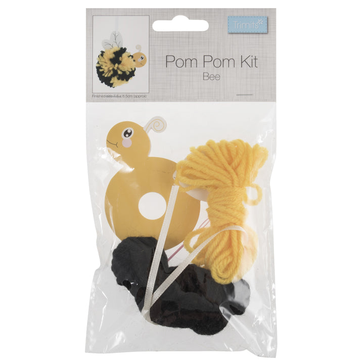 Pom Pom Decoration Kit: Pumpkin