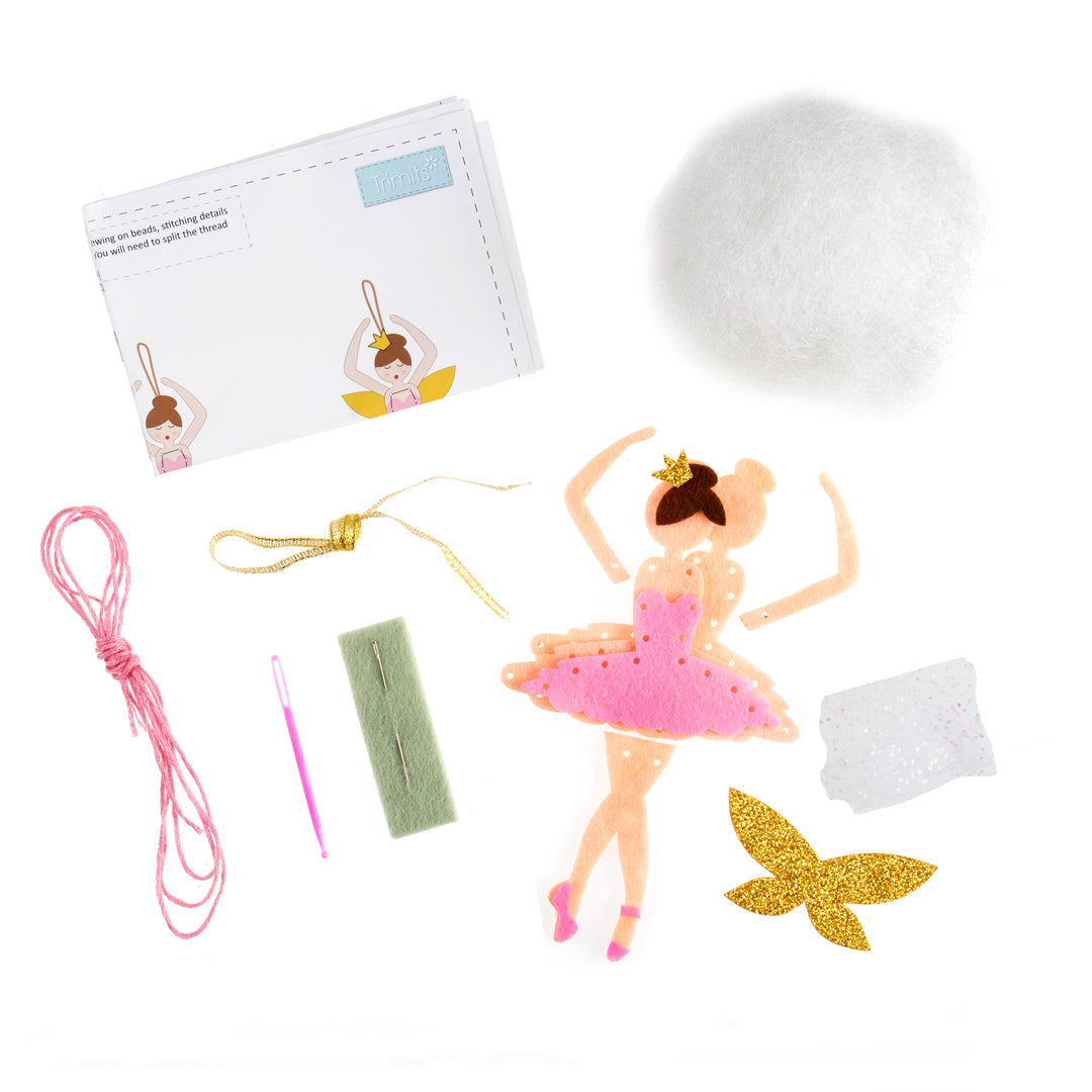 Felt Decoration Kit: Christmas: Sugar Plum Fairy