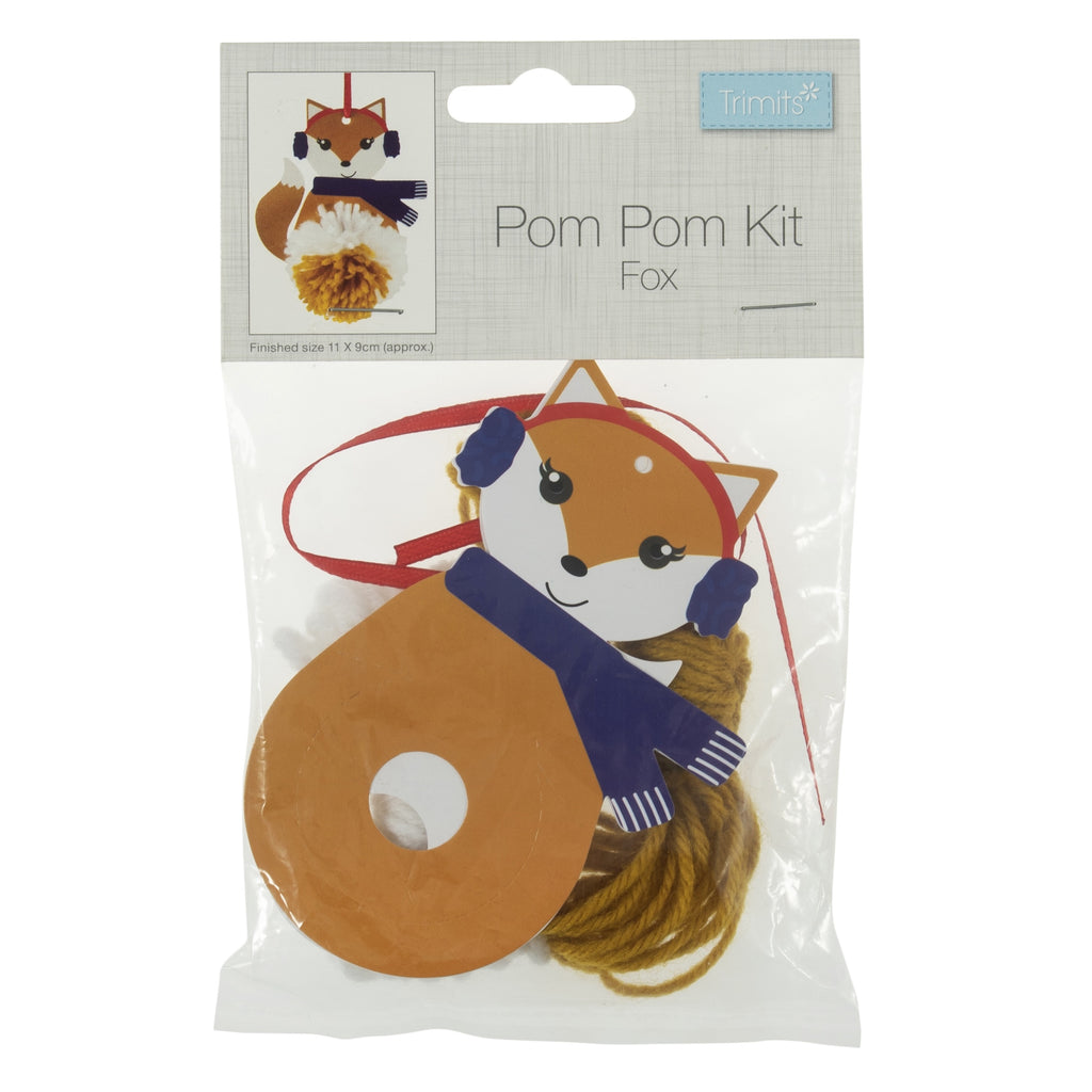 Pom Pom Decoration Kit: Fox
