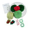 Pom Pom Wreath Kit: Green
