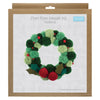 Pom Pom Wreath Kit: Green