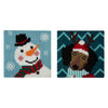 Counted Cross Stitch Kit: My First: Christmas Dog and Snowman