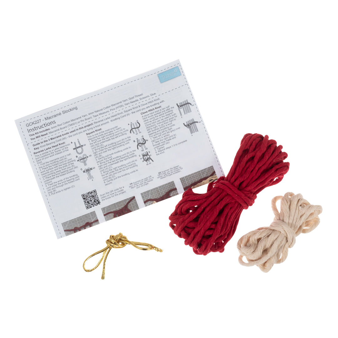 Macramé Kit: Stocking
