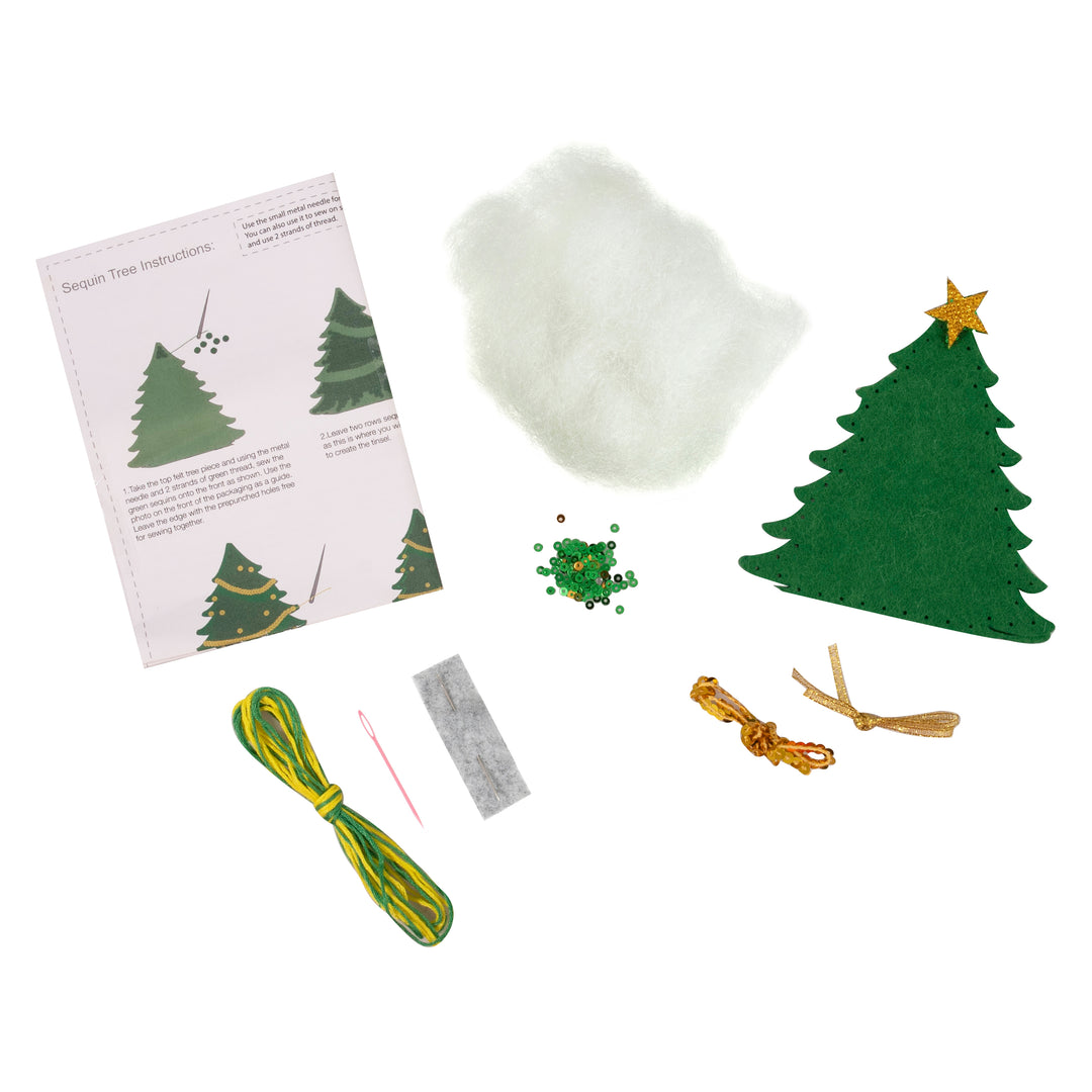 Felt Decoration Kit: Christmas: Sequin Tree