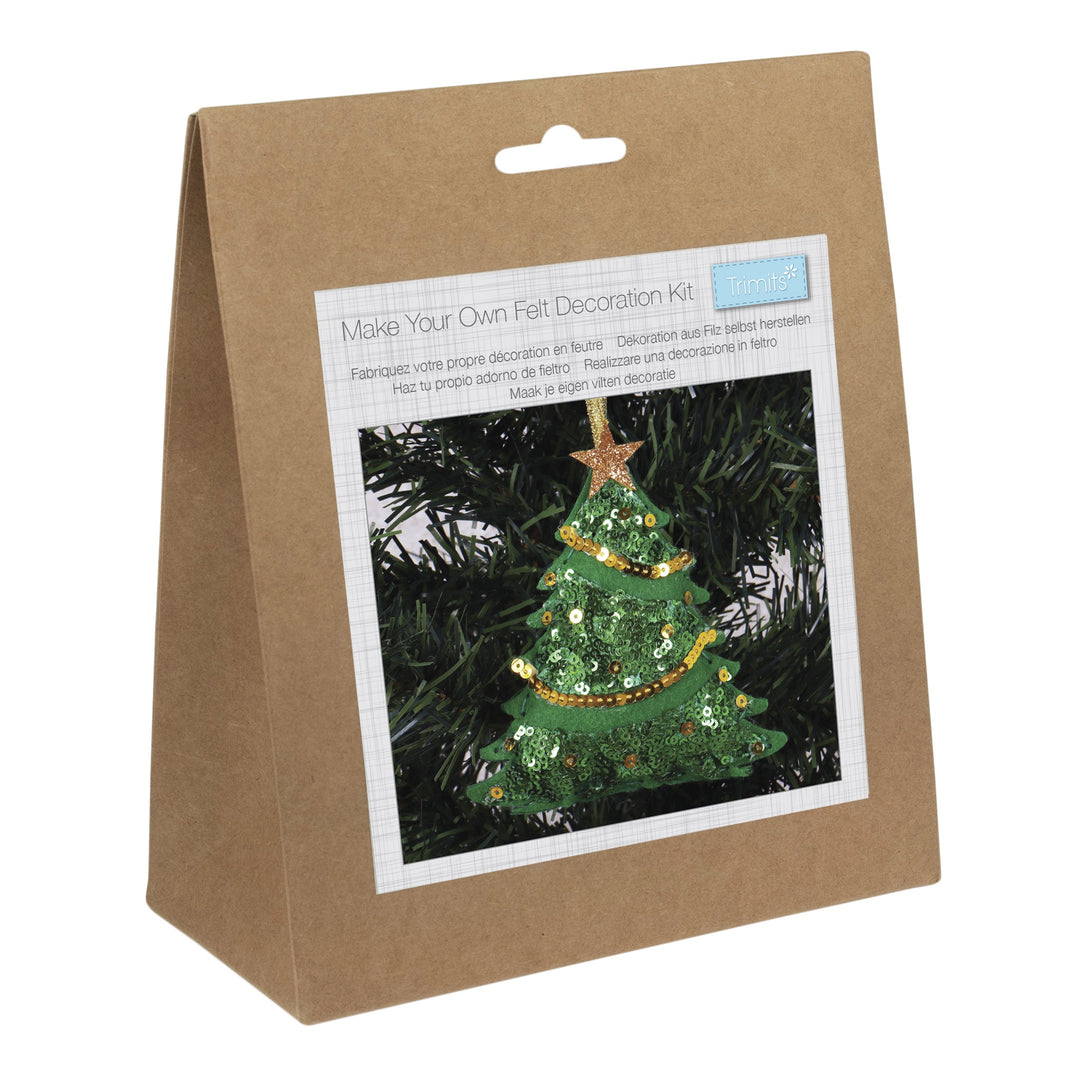 Felt Decoration Kit: Christmas: Sequin Tree