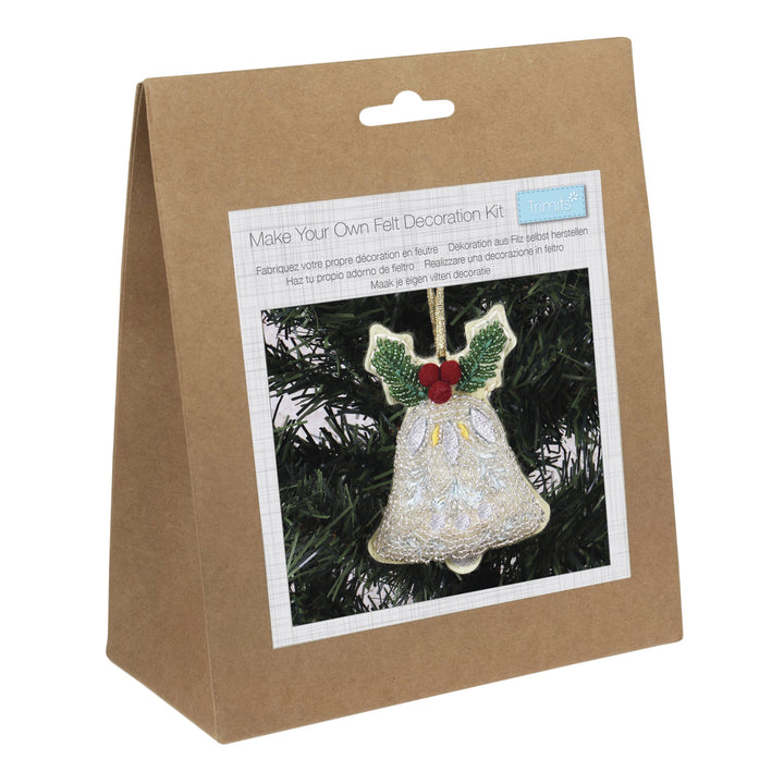 Felt Decoration Kit: Christmas: Beaded Bell