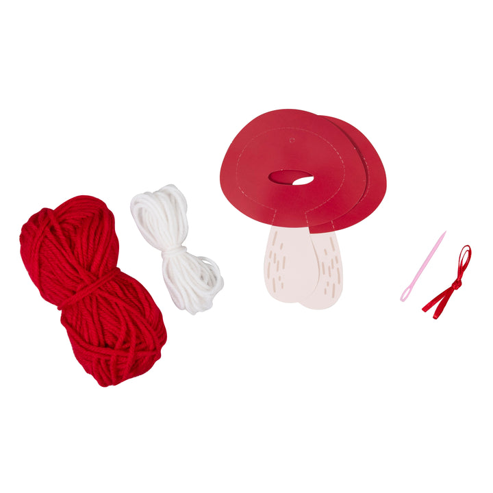 Pom Pom Decoration Kit: Toadstool