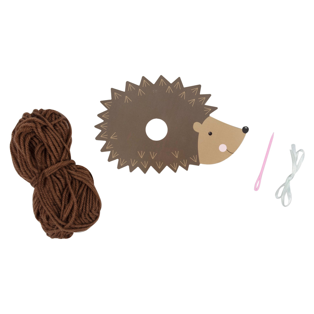 Pom Pom Decoration Kit: Hedgehog