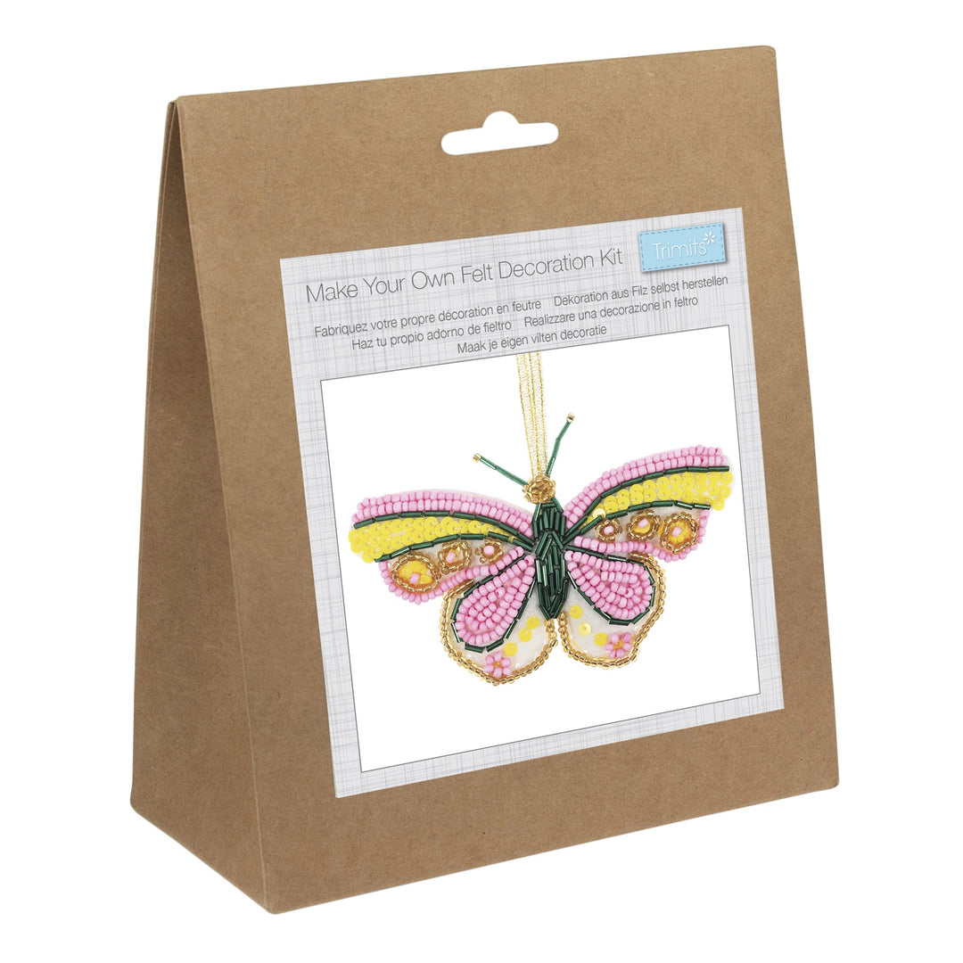 Felt Decoration Kit: Beaded Butterfly