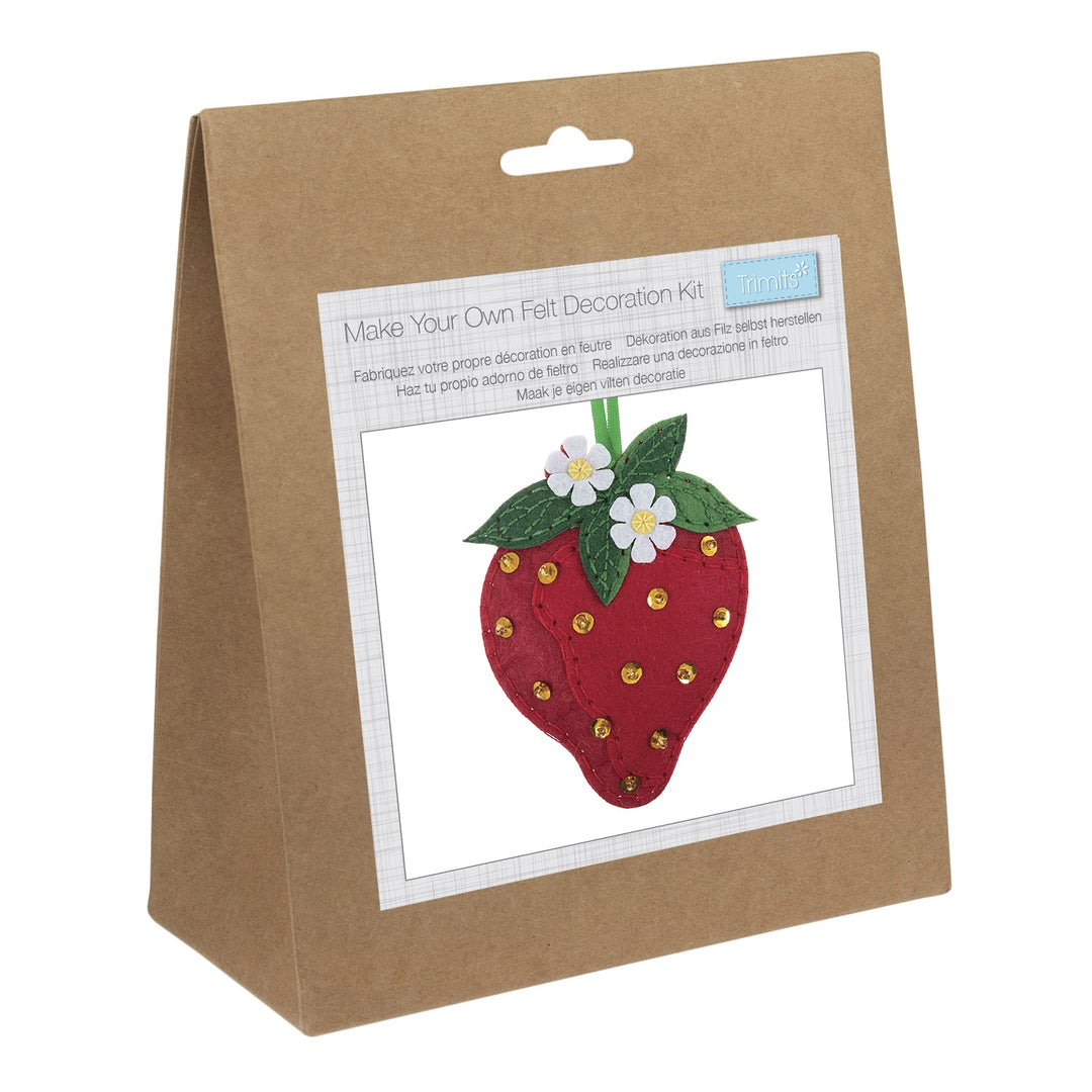 Felt Decoration Kit: Strawberry