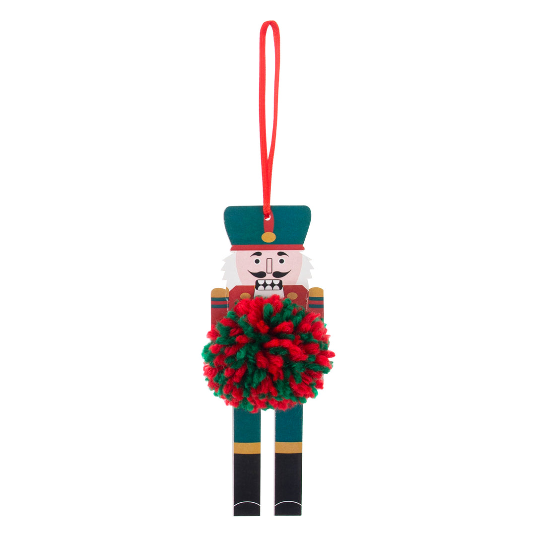 Pom Pom Decoration Kit: Christmas: Nutcracker