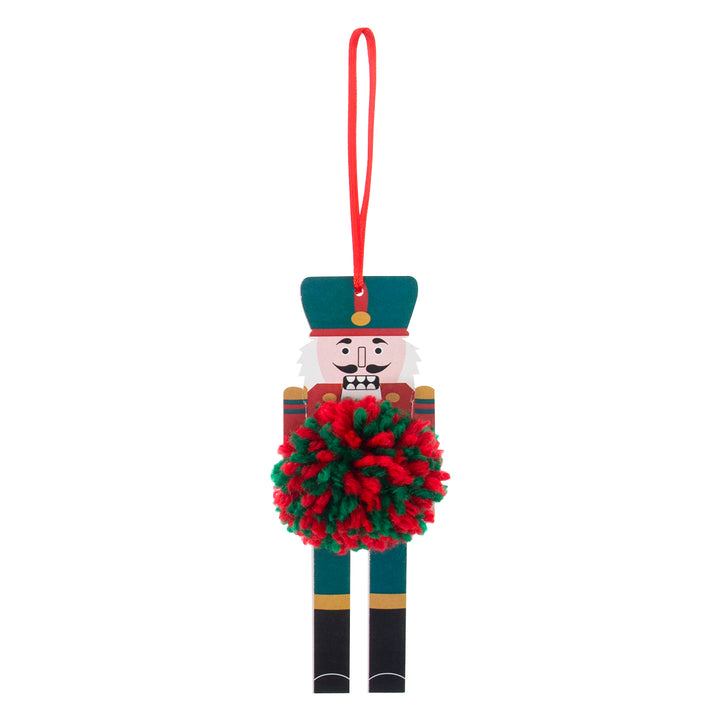Pom Pom Decoration Kit: Christmas: Nutcracker
