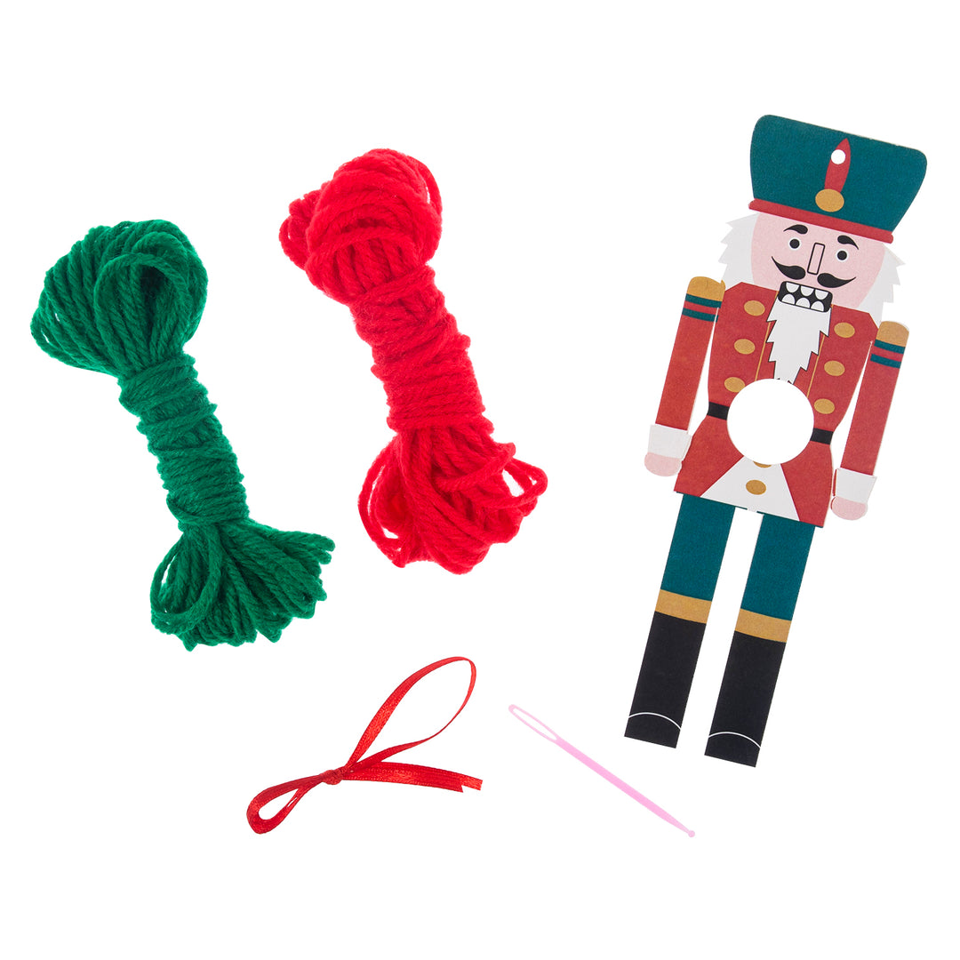 Pom Pom Decoration Kit: Christmas: Nutcracker