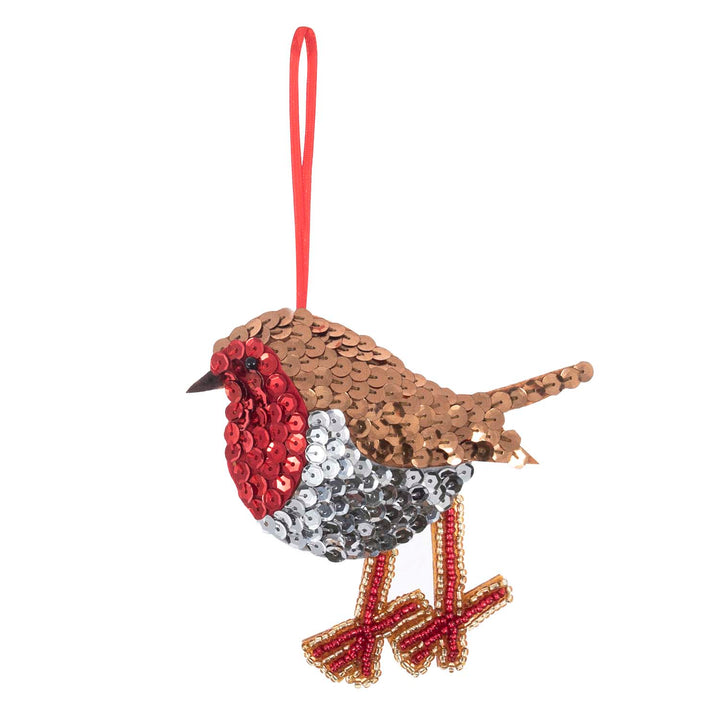 Felt Decoration Kit: Christmas: Sequin Robin