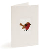 Counted Cross Stitch Kit: Christmas Greetings Card: Robin