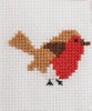 Counted Cross Stitch Kit: Christmas Greetings Card: Robin