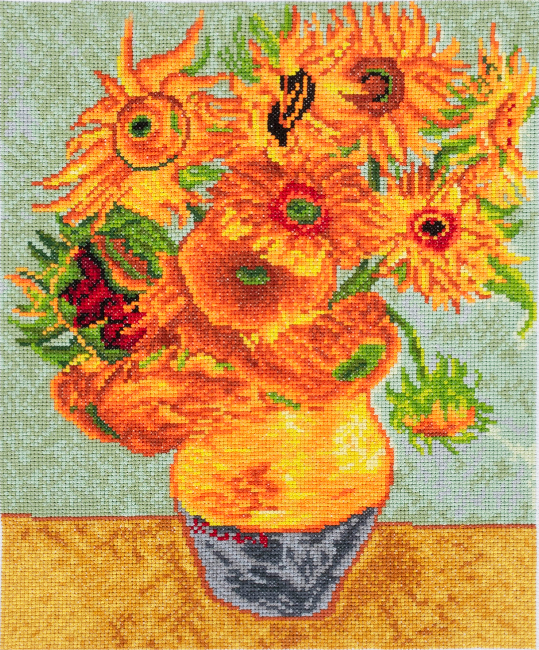Counted Cross Stitch Kit: Large: Autumn Bloom