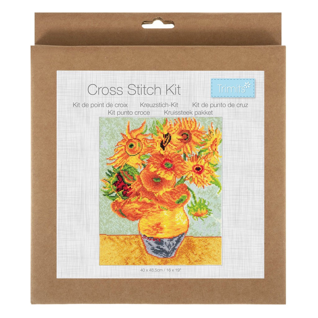 Counted Cross Stitch Kit: Large: Autumn Bloom