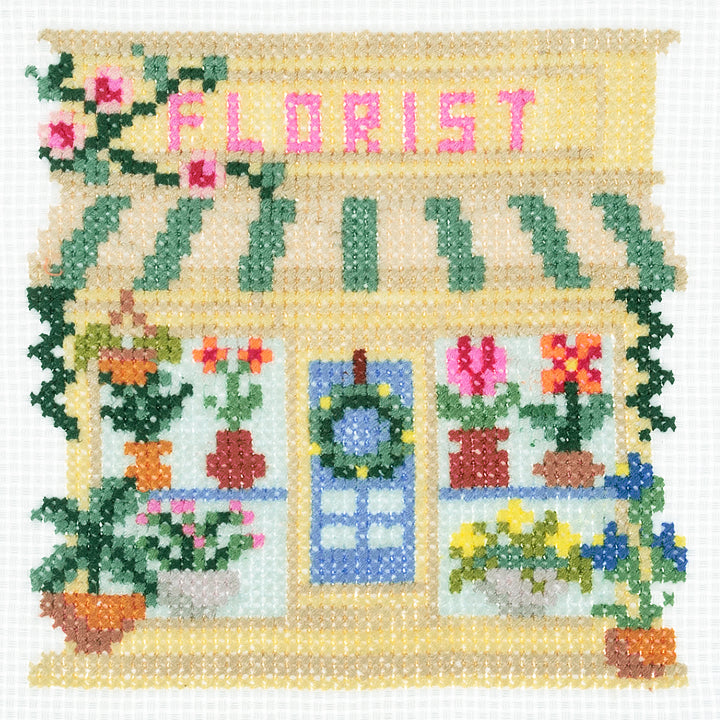 Counted Cross Stitch Kit: Mini: Florist