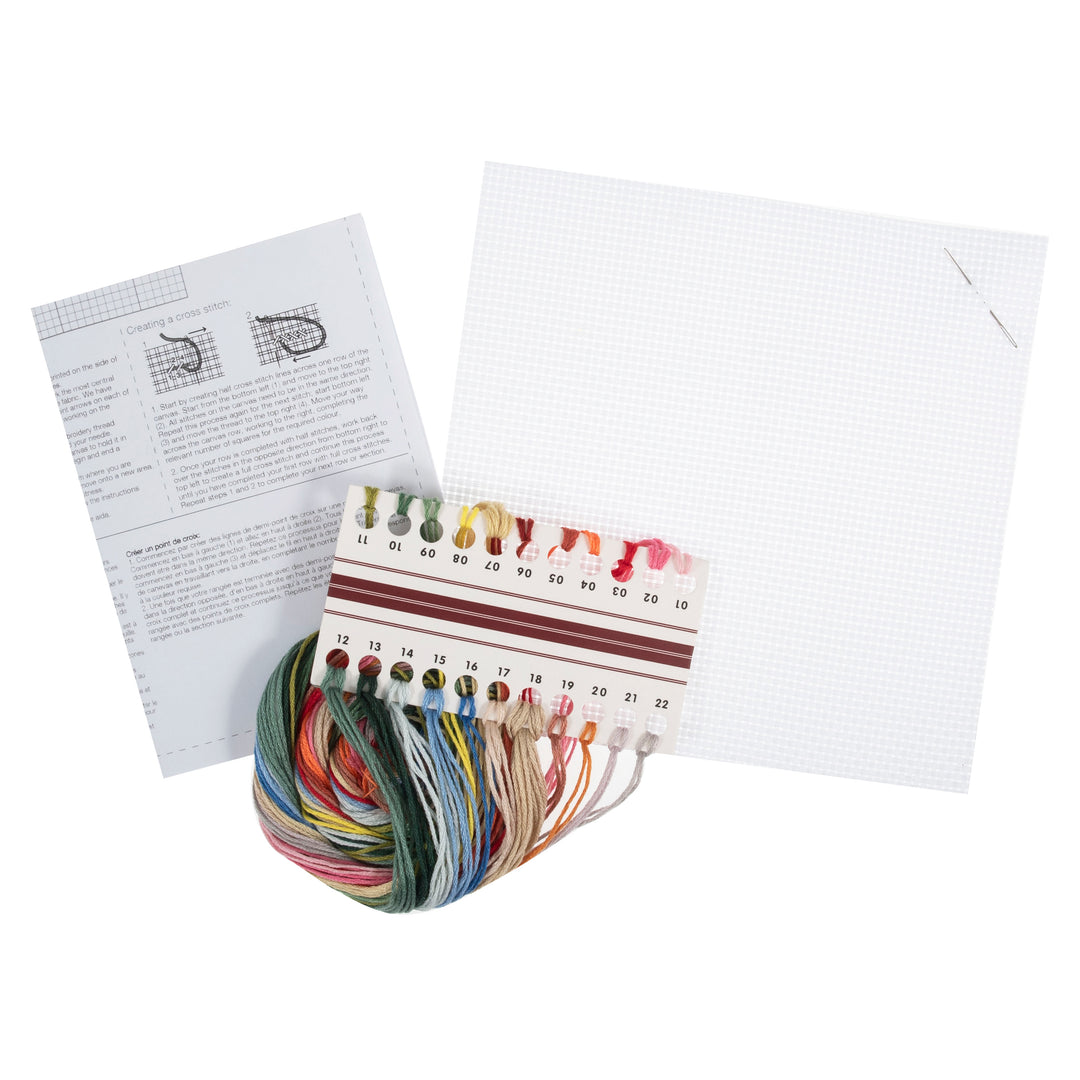 Counted Cross Stitch Kit: Mini: Florist