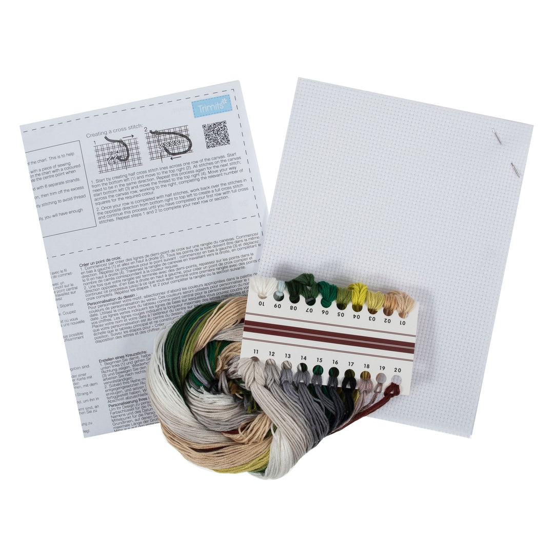 Counted Cross Stitch Kit: Large: White Horse