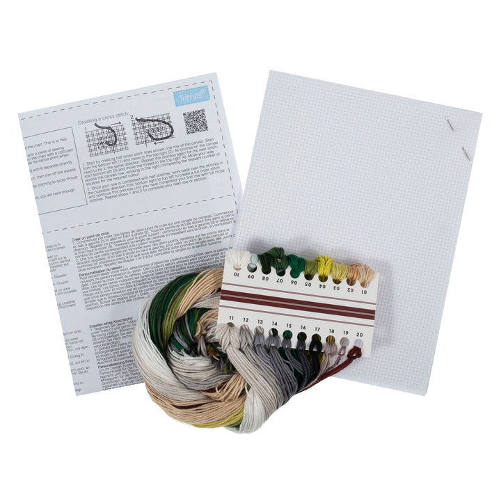 Counted Cross Stitch Kit: Large: White Horse