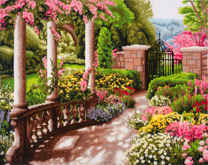 Counted Cross Stitch Kit: Extra Large: Peace Garden
