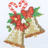 Counted Cross Stitch Kit: Christmas: Bells with Foliage