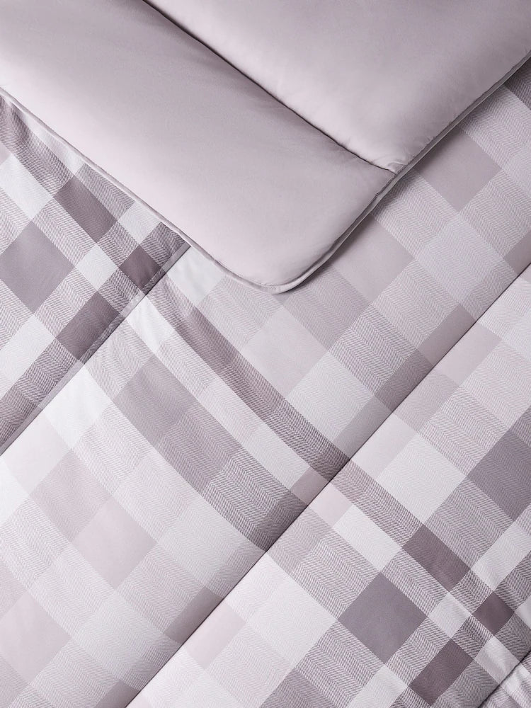 Night Lark® Coverless 10.5 Tog Duvet Natural Check
