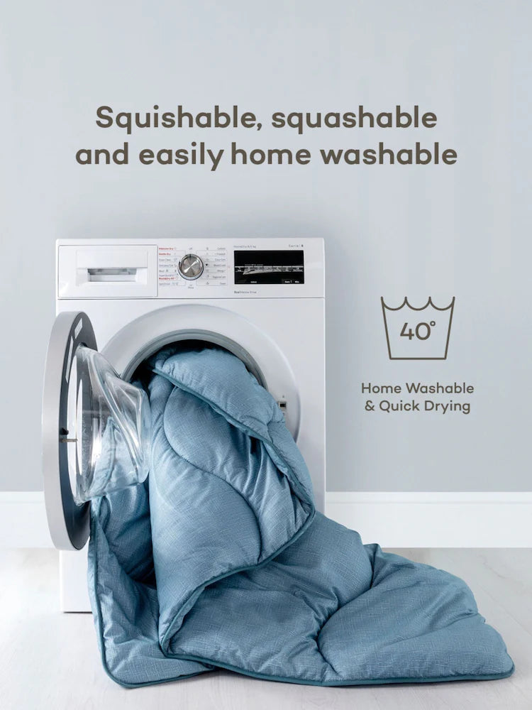 Night Lark® Coverless 10.5 Tog Duvet Natural Check