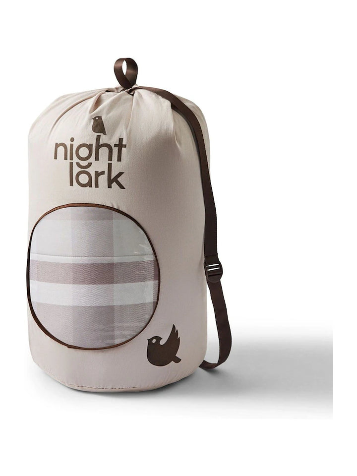 Night Lark® Coverless 10.5 Tog Duvet Natural Check