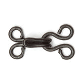 Hook and Eyes: Black: Size 0