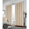 Hampton Velvet Ready Made Blackout Eyelet Curtains (Instore)