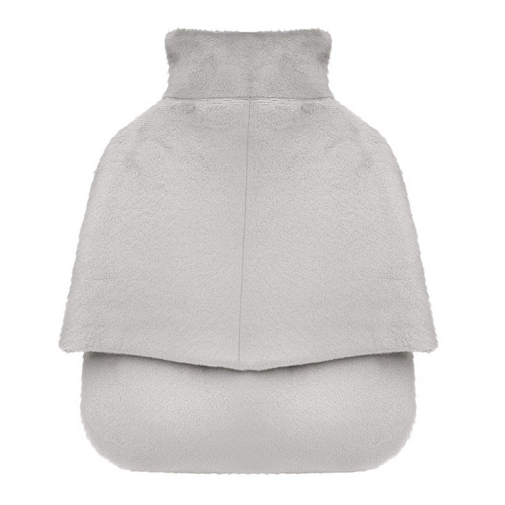 Silver Fleece 2L Hot Water Bottle Feet Warmer