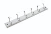 Winchester 6 Polished Chrome Hook Wall White