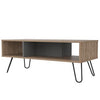 Vegas Coffee Table Bleached Oak Grey (Self Assembly) (DHD)