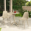 Rimini - 3 Piece Garden Cala Bistro Table & 2 Chair Set Outdoor Grade Sand (Self Assembly) (DHD)